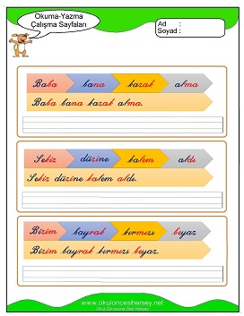 z sesi Çalışma Sayfaları